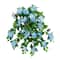 Nearly Natural; 24" UV Resistant Artificial Hydrangea Hanging Plants, 2ct.; Category:Potted Plants; Image:9